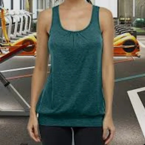 C9 Champion Teal Racerback Athletic Tank Moisture Wicking Womenās L - Picture 9 of 9
